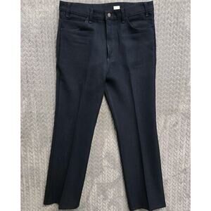 Vintage Levis‎ 517 Pants Mens 36x32* Blue Bootcut Black Gold Tab 90s Dacron USA